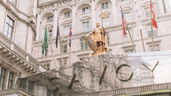 Three-Course Lunch with Champagne for Two at Gordon Ramsay's Savoy Grill, London