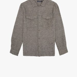 Brindle Melange Shacket - brindle melange