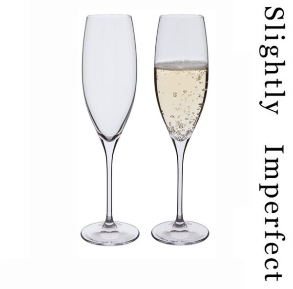 Wine Master Flute Champagne Glasses - Slightly Imperfect