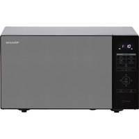 Sharp RBS232TB 23 Litre Microwave - Black Glass