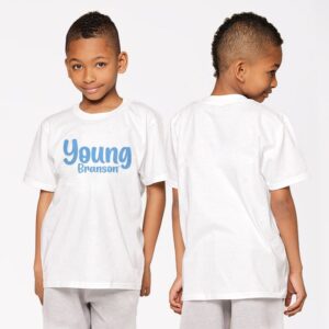 Young Branson t-shirt for kids blue