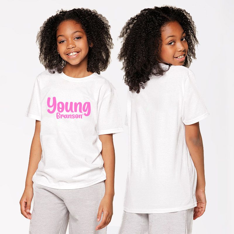 t-s-kids-p Young Branson t-shirt for kids Pink